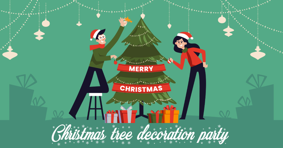 Christmas tree Decoration Party | Holiday fundraiser