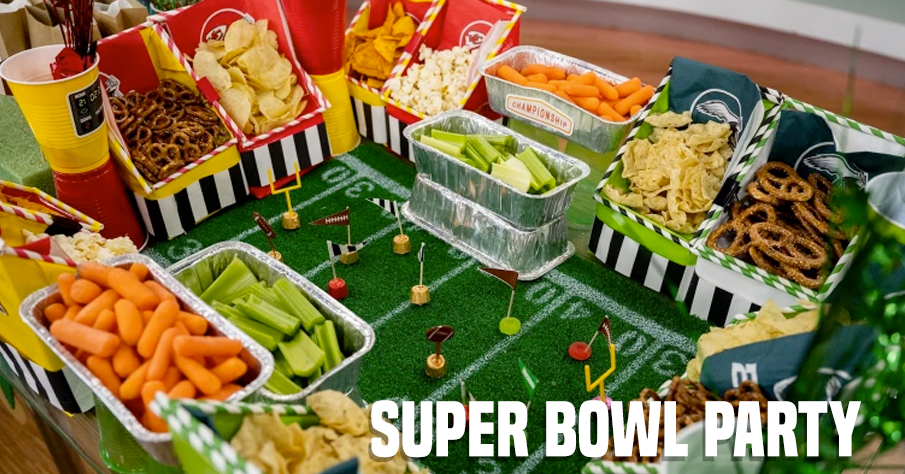 Super bowl party | Holiday fundraiser ideas