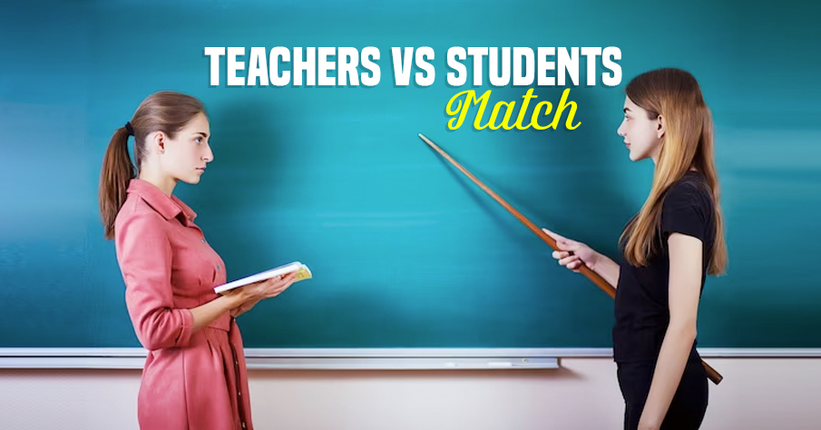 Teachers vs Students Match | sports fundraising ideas