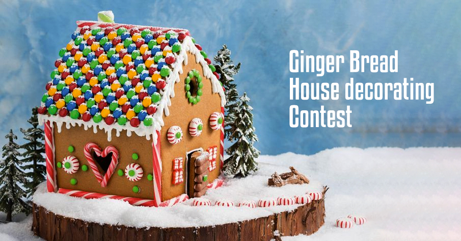 ginger bread house decorating contest | Holiday fundraising ideas