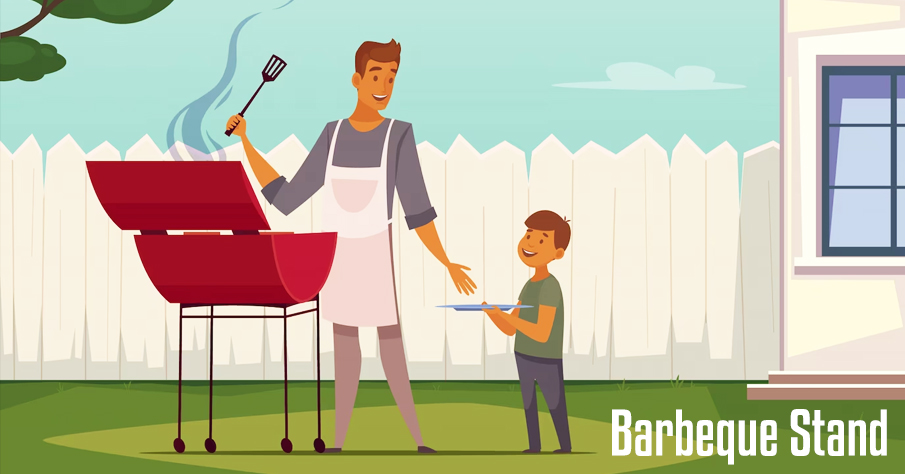Barbeque Stand | cheer fundraising ideas