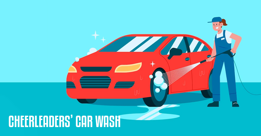 Cheerleaders’ Car wash | cheer fundraising ideas