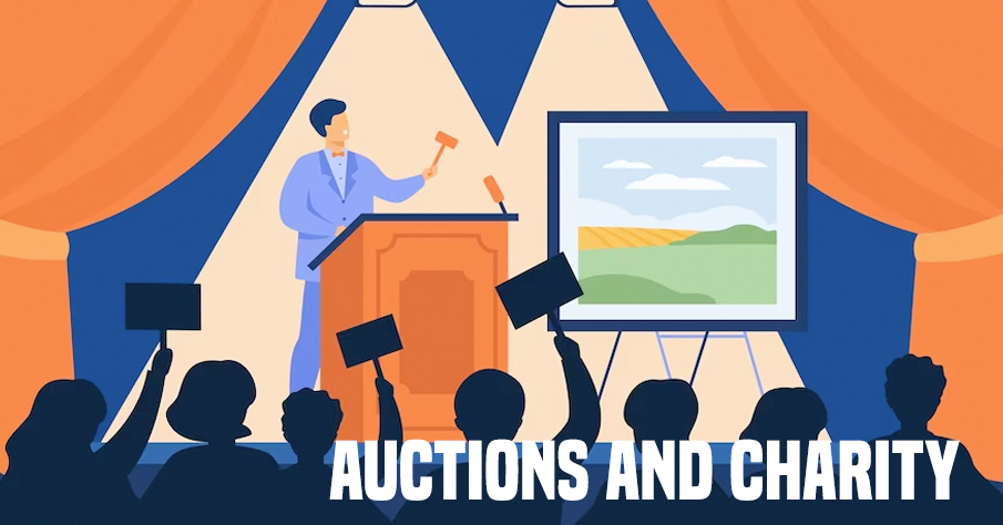 Auctions and Charity | Daycare fundraising ideas