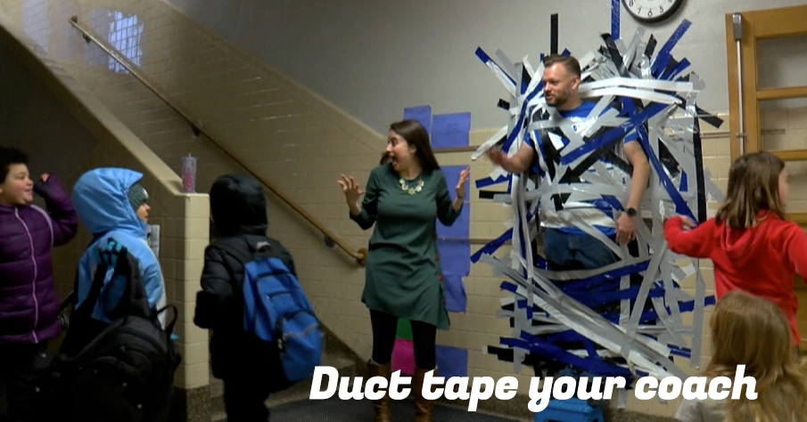 Duct tape your coach