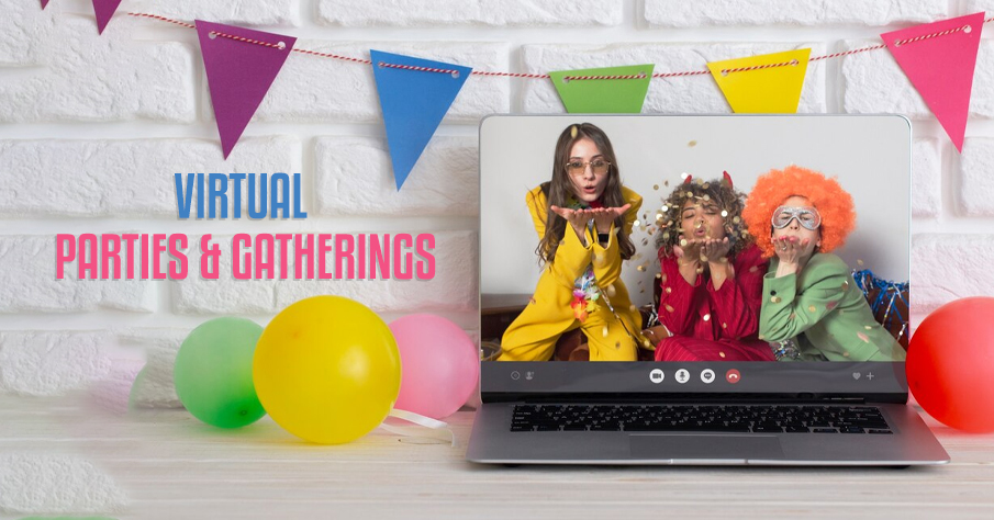 Virtual Parties and gatharings | spring fundraising ideas