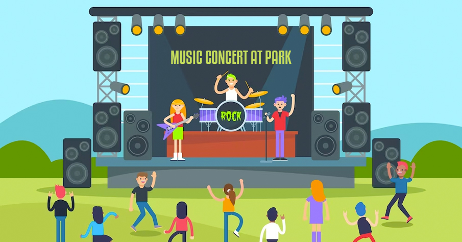 Music Concert At park | school fundraiser