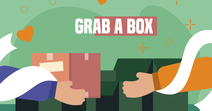 Grab a box | fundraiser event ideas