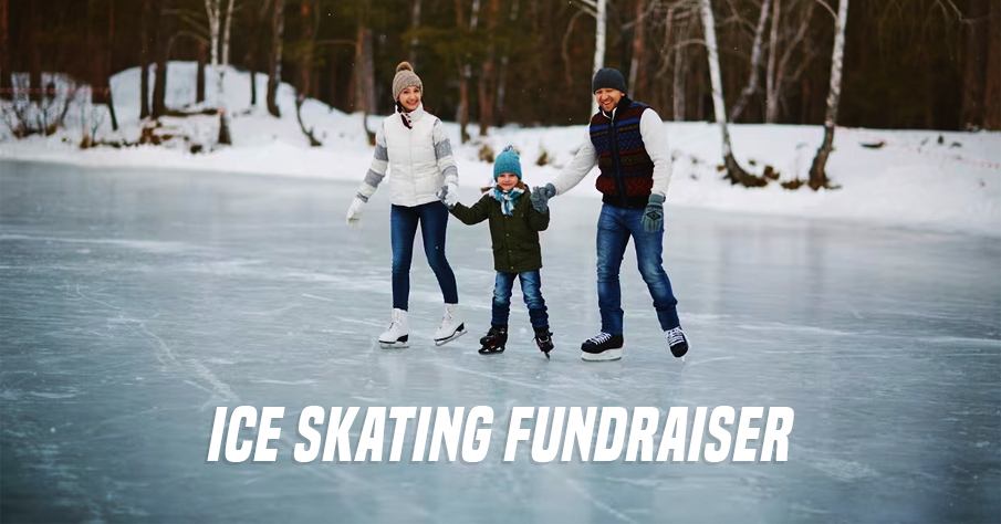 Ice skating fundraiser