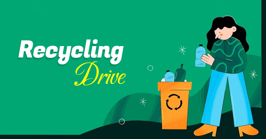 Recycling drive | fundraising ideas for individuals
