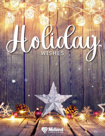 Holiday Wishes Catalog Cover | Presented by Midland Fundraising