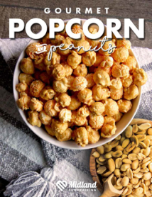 Popcorn and Peanuts Catalog Cover | Presented by Midland Fundraising