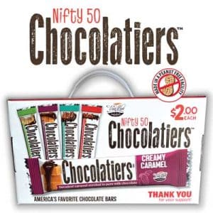 $2 Chocolatiers Caramel Straight Pack